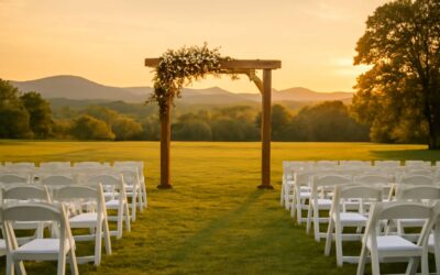 Say I Do under Southern skies at wedding venue tennessee
