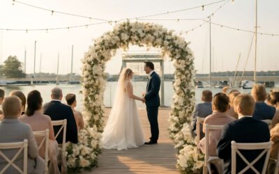 Stunning de haven oost wedding venue photos capture coastal elegance and charm.