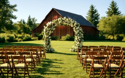 Dreamy wedding venue aurora or: where romance meets northern lights and timeless charm.